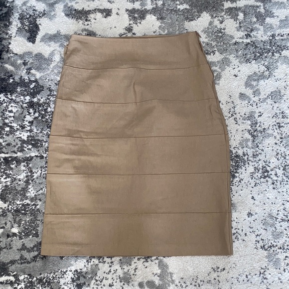 Top 10 bodycon beige pencil skirt - Picture 1 of 5